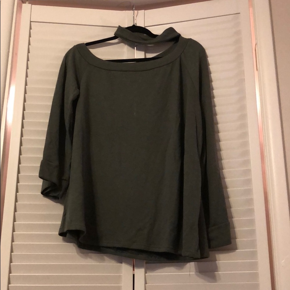 Pinkblush Asymmetric Off The Shoulder Sweatshirt